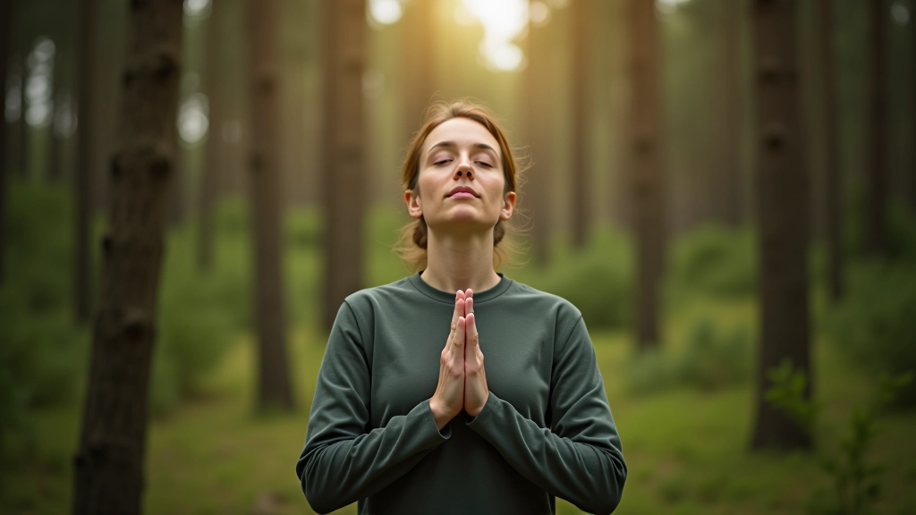Forest breathing exercise